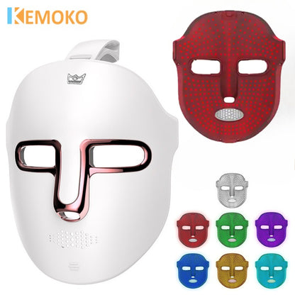 قناع العناية بالوجه المزود بـ 7 إضاءات